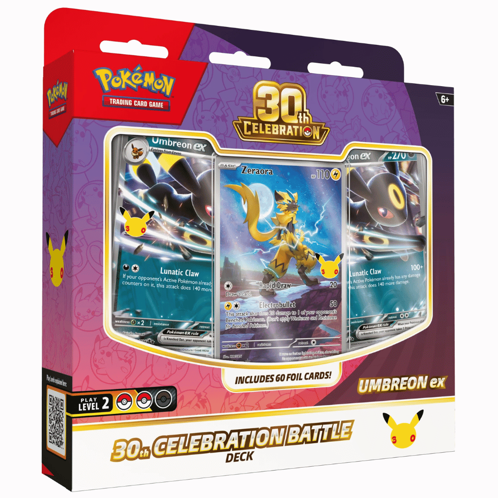Pokémon Mega: 30th Celebration Umbreon ex Battle Deck (60 Cards) (ENG)