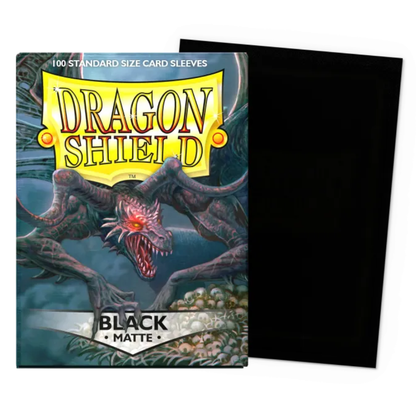 Dragon Shield: Matte Black Sleeves (100 ST)