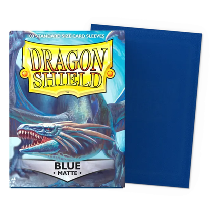 Dragon Shield: Matte Blue Sleeves (100 ST)
