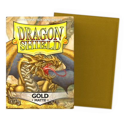 Dragon Shield: Matte Gold Sleeves (100 ST)