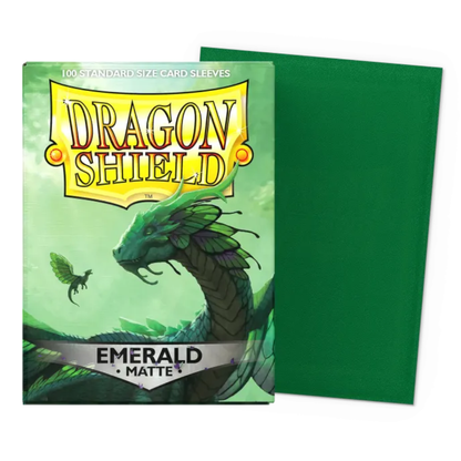 Dragon Shield: Matte Emerald Sleeves (100 ST)