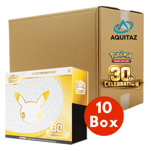 Pokémon Mega: 30th Celebration Elite Trainer Box (ETB) Sealed Case (10 Boxes) (ENG)
