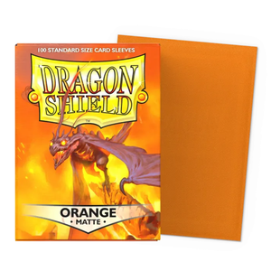 Dragon Shield: Matte Orange Sleeves (100 ST)