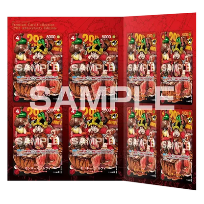 One Piece: 29th Anniversary Edition Premium Card Collection (8 Kort) (JP)