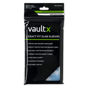 Vault X: Exact PSA Fit Slab Sleeves (100 PCS)