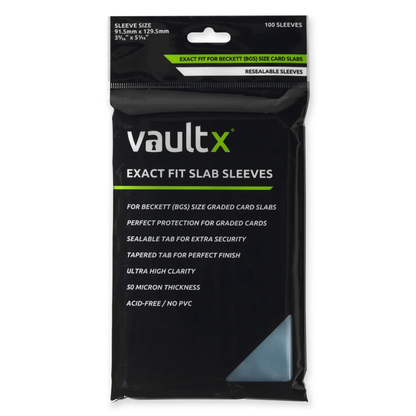 Vault X: Exact Fit BGS Slab Sleeves (100 PCS)