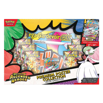 Pokémon Mega Evolution: Ascended Heroes Premium Poster Collection Box (Mega Gardevoir) (10 Pack) (ENG)