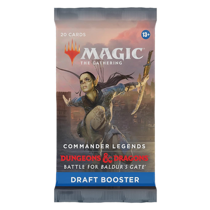 Magic The Gathering: Commander Legends Battle for Baldur's Gate Draft Booster Pack (20 Kort) (ENG)