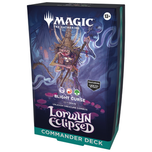 Magic The Gathering: Lorwyn Eclipsed Bright Curse Commanders Deck (100 Kort)