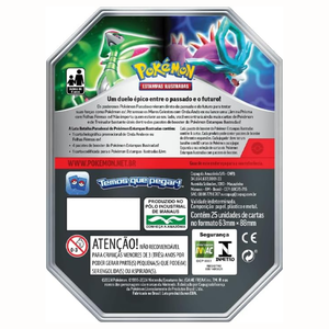 Pokémon Scarlet & Violet: Paradox Clash Iron Leaves ex Tin (4 Pack) (ENG)
