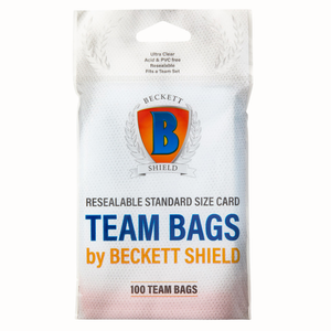 Beckett Shield: Resealable Standard Size Card Team Bags Pack (100 pieces)