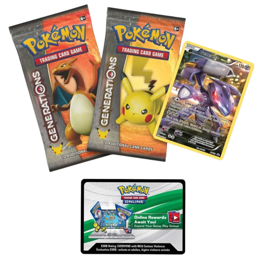 generations booster box Pokémon Generations: Genesect Mythical Collection Box (2 Pack) (ENG)