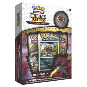 Pokémon Sun & Moon: Shining Legends Zoroark Pin Collection Box (3 Pack) (ENG)