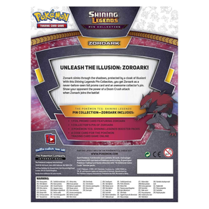 Pokémon Sun & Moon: Shining Legends Zoroark Pin Collection Box (3 Pack) (ENG)