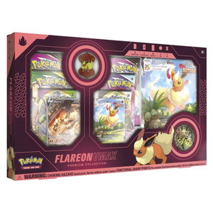 Pokémon Sword &amp; Shield: Flareon VMAX Premium Collection Box (6 Pack) (English)