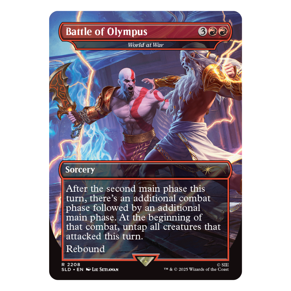 god of war mtg cards Magic The Gathering: Secret Lair x God of War Greek Non Foil (5 Cards)