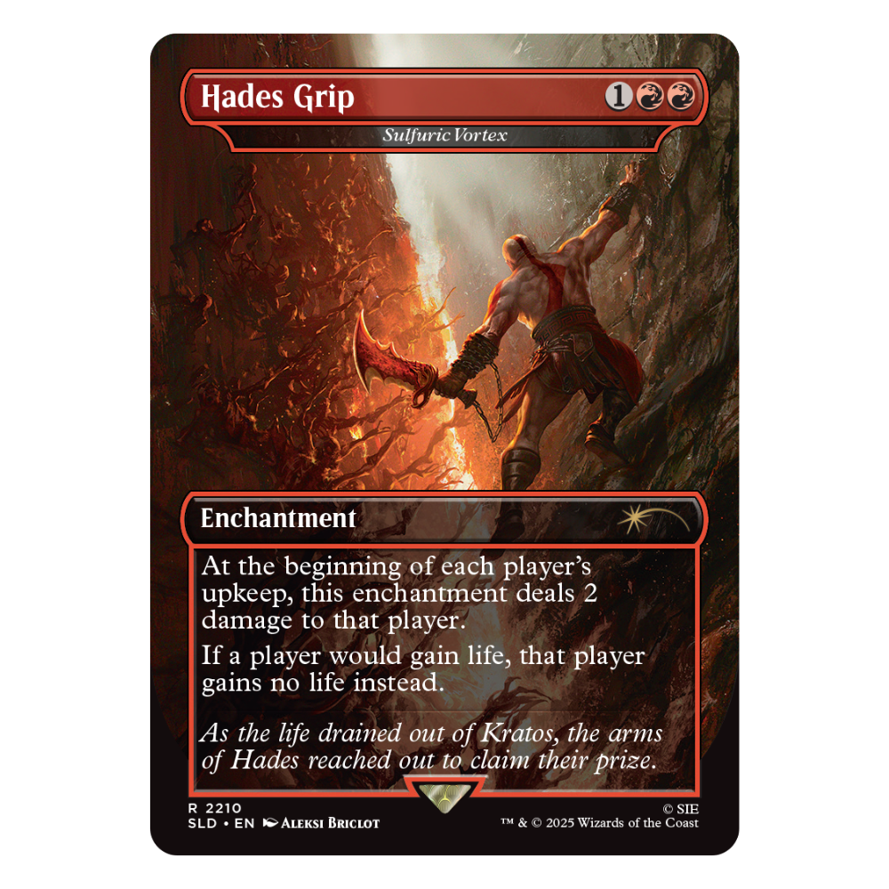 hades mtg card Magic The Gathering: Secret Lair x God of War Greek Non Foil (5 Cards)