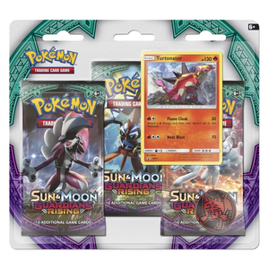 Pokémon Sun & Moon: Guardians Rising 3-Pack Blister (Turtonator) (ENG)