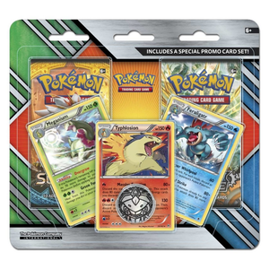 Pokémon: Meganium, Typhlosion & Feraligatr 2-Pack Blisters (ENG)