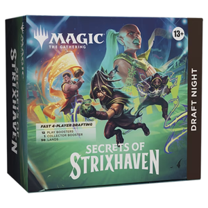 Magic The Gathering: Secrets of Strixhaven Draft Night (12 Packs + 1 Collector Pack)