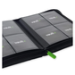 Vault X: EXO-TEC Zip Binder – 4 Pockets (Black) (160 Cards)