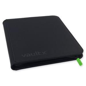 Vault X: EXO-TEC Zip Binder – 9 Pockets (Black) (360 Cards)