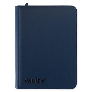 Vault X: EXO-TEC Zip Binder – 9 Pockets (Royal Blue) (360 Cards)