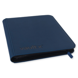 Vault X: EXO-TEC Zip Binder – 9 Pockets (Royal Blue) (360 Cards)