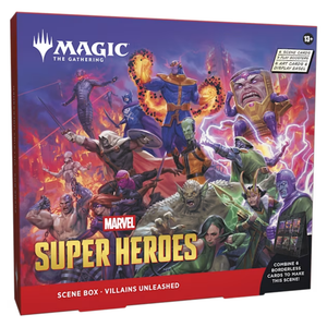 Magic The Gathering: Marvel Super Heroes Villains Unleashed Scene Box (3 Pack) (ENG)