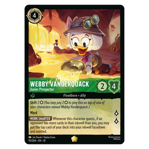 Webby Vanderquack - Junior Prospector - 93/204 - Legendary