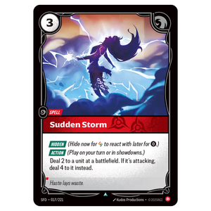 Sudden Storm SFD 017/221