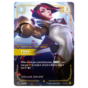 Fiora, Worthy SFD 180/221