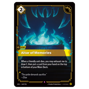Altar of Memories SFD 169/221