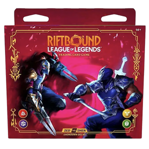 League of Legends: Riftbound Zed VS Shen Showdown Champion Deck (56 Kort + 2 Booster Cards) (ENG)