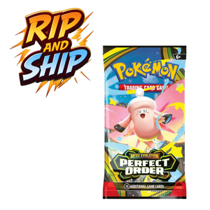 Pokémon Perfect Order Booster Pack (ENG) – RIP & SHIP (Opened Live)