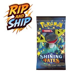 Pokémon Shining Fates Booster Pack (ENG) – RIP & SHIP (Opened Live)