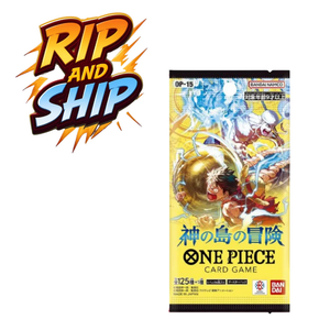 One Piece (OP 15 - EB04) Adventure On Kami's Island Booster Pack (JP) – RIP & SHIP (Opened Live)