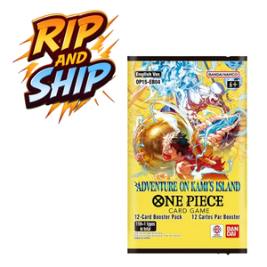 One Piece (OP 15) Adventure On KAMI's Island Booster Pack (JP) – RIP & SHIP (Opened Live)