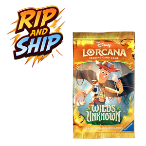 Disney Lorcana Wilds Unknown Booster Pack (ENG) – RIP & SHIP (Opened Live)