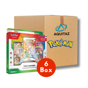 Pokémon: First Partner Series 1 Illustration Collection Box Sealed Case (6 Boxes)
