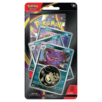 Pokémon Mega Evolution: Pitch Black Premium Checklane 1-Pack Blister (Gengar, Haunter and Gastly) (ENG)