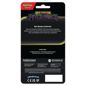 Pokémon Mega Evolution: Pitch Black Premium Checklane 1-Pack Blister (Gengar, Haunter and Gastly) (ENG)