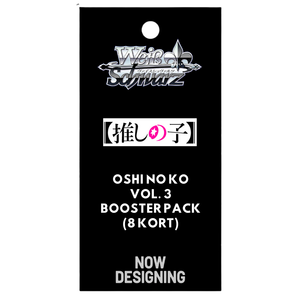 Weiss Schwarz Oshi no Ko Vol. 3 Booster Pack (8 Kort) (JP)