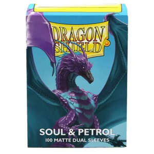 Dragon Shield: Soul & Petrol Matte Dual Sleeves (100 ST)