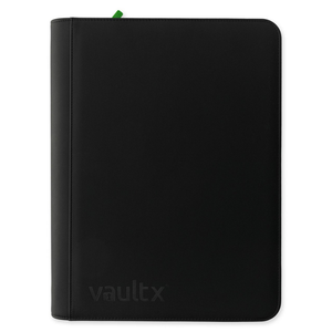 Vault X: EXO-TEC Zip Binder – 16 Pockets (Black) (1088 Cards)