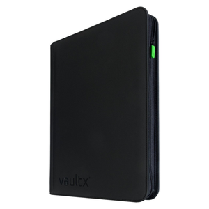 Vault X: EXO-TEC Zip Binder – 16 Pockets (Black) (1088 Cards)