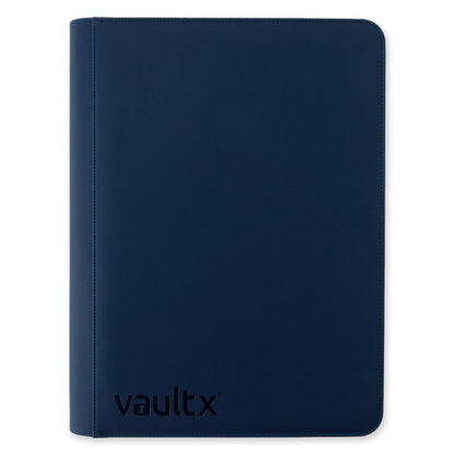 Vault X: EXO-TEC Zip Binder – 16 Pockets (Blue) (1088 Cards)
