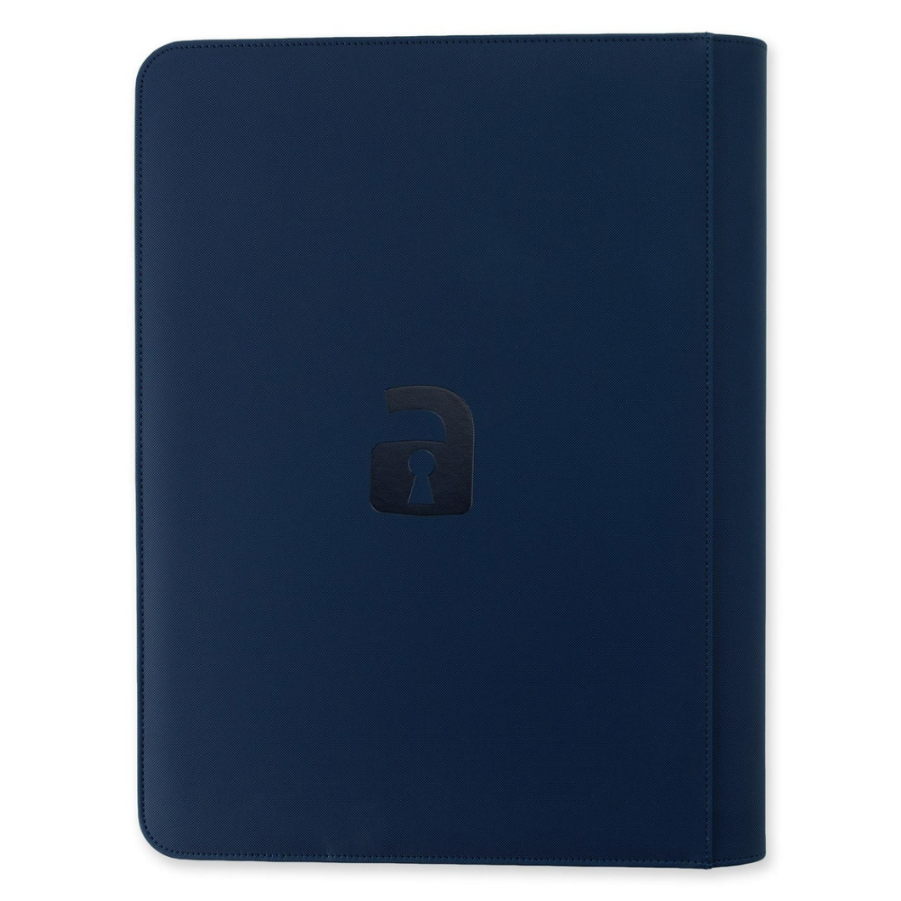 Vault X: EXO-TEC Zip Binder  16 Pocket (Blue) (1088 Cards)