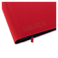 Vault X: EXO-TEC Zip Binder – 16 Pockets (Red) (1088 Cards)