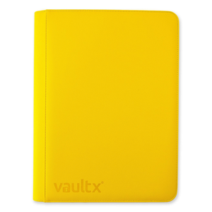 Vault X: EXO-TEC Zip Binder – 16 Pockets (Sunrise Yellow) (1088 Cards)